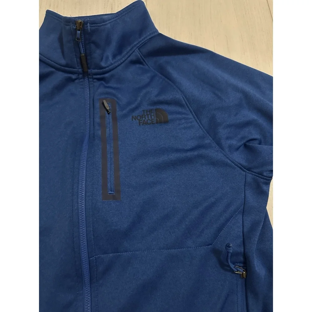 The North Face Men Full‎ Zip Jacket  Sz S Blue Outdoor Hiking
